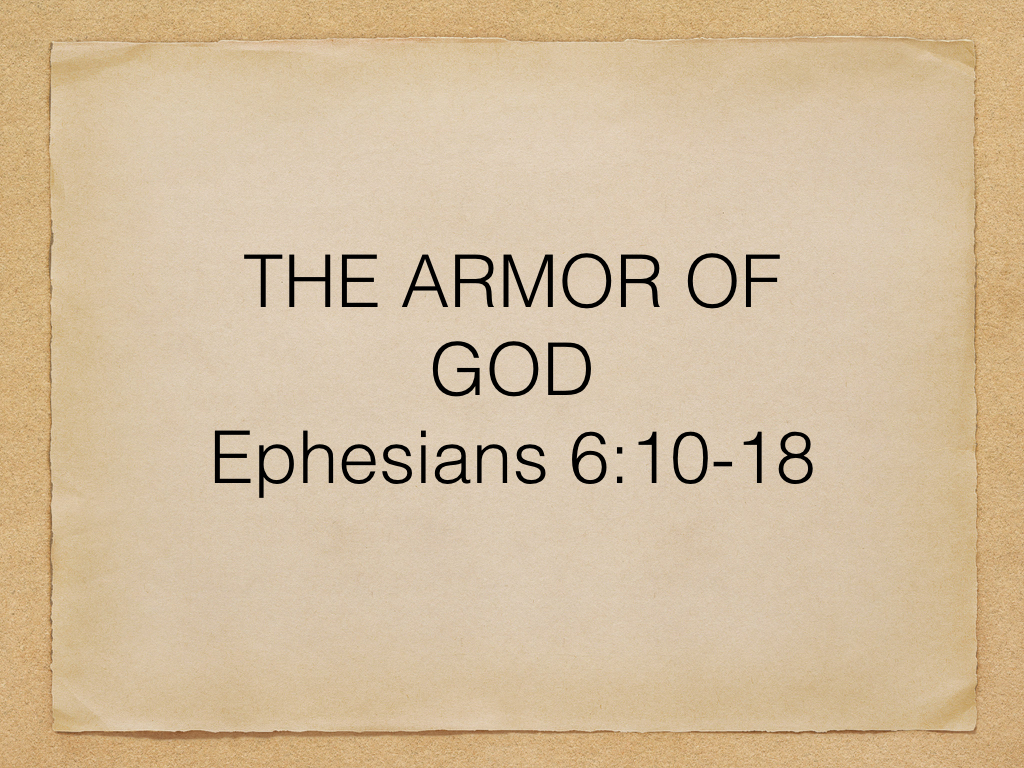 Armor of God – Faith Temple Ministries